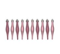 Decorazione Natalizia Rosa Glitter / Palle Semplici Cuori Gocce