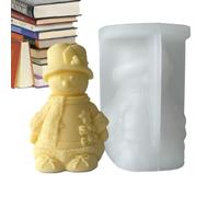 Decorazione natalizia, stampi in silicone, forma natalizia, simpatica, Babbo Natale, decorazione da tavolo, stampo in resina epossidica per decorazione estetica