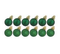 Decorazione Natalizia Verde Glitter / Palle Semplici Cuori Gocce