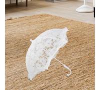 Decorazione ombrello di pizzo Donne Parasolo per bambini Donne Docce nuziali