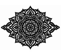 DECORAZIONE PARETE TRAFORATA 3D, MANDALA, YOGA, BELLISSIMO, PANNELLO DECORATIVO,