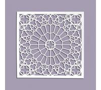 DECORAZIONE PARETE TRAFORATA 3D, PANNELLO DECORATIVO, STRASBURGO, ORNAMENTO, DIT