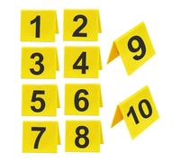 Decorazione - Pennarello numerico acrilico riutilizzabile | Targhe acriliche 10 pezzi per il compleanno dei bambini adulti gioco detective