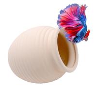 Decorazione per acquario, decorazione per acquario, grotta di pesce, accessorio per serbatoio di pesce, pietra per laghetto da giardino, nascondiglio in ceramica per pesci, gamberetti, tartaruga per
