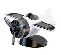 Decorazione Per Aereo Solare - Espositore Pers Modello Da Corsa | Decoraziones Interni Auto Rotante | Regalo Collezione Veicolo Drifting, Accessorio Fan Alimentato Ad Energia, Appassionati Di Militar