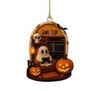 Decorazione per albero di Halloween, ciondolo acrilico 2D, per albero di classe, graziosa decorazione per parete, camera da letto, porta, ufficio, soggiorno, bar, decorazione da parete