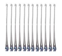 Decorazione Per Albero Di Natale 12 Pezzi Gocce D'Acqua In Vetro Iridescenti