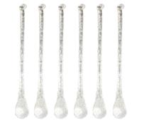 Decorazione Per Albero Di Natale 6 Pezzi Gocce Di Vetro Opaco A Icicle