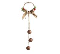 Decorazione per Albero di Natale Campane Artigianali In Metallo Jingle Bells Da 2 Pezzi For La Decorazione Della Festa A Casa For Le Vacanze Di Natale Decorazione Natalizia(Bruin)