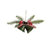 Decorazione per Albero di Natale Campane Di Natale Decorazione Albero Ornamenti Campanelle In Metallo For Il Capodanno Invernale Decorazione Natalizia(Grün)