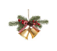 Decorazione per Albero di Natale Campane Di Natale Decorazione Albero Ornamenti Campanelle In Metallo For Il Capodanno Invernale Decorazione Natalizia(Gold)