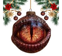 Decorazione per albero di Natale, in acrilico 2D, realistico, con occhio di drago, per l'albero di Natale, per la decorazione di davanzale della finestra, camera da, balconi, pareti, giardino