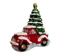 Decorazione per albero di Natale in vetro soffiato e dipinta a mano in Europa | Ghirlande per albero di Natale per le festività natalizie | Decorazione per albero di Natale | Ornamento per albero di