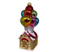 Decorazione per albero di Natale in vetro soffiato e dipinto a mano in Europa | Ghirlande per albero di Natale per le festività natalizie | Decorazione per albero di Natale | Ornamento per albero di