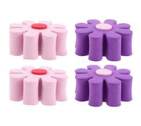 Decorazione per Antenna Auto Topper Esterno in EVA Fiore, 4 Pezzi | Compatibile Antenna Auto, Installazione Semplice, Visibilità Migliorata, Resistente al Vento, per Matrimoni e Campeggio