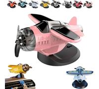 Decorazione per auto a forma di aeroplano ad energia solare, decorazione per cruscotto auto attivata dalla luce, accessori per interni auto, console centrale attivata dal movimento, piccolo aeroplano