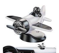 Decorazione per auto a forma di aeroplano ad energia solare, decorazioni per la casa per viaggi, uomini, donne, compleanno, Natale, privato