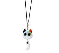 Decorazione per auto a forma di gatto, grazioso ciondolo decorativo per auto, accessorio per auto, decorazione interna in resina, per donne e ragazze