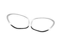 Decorazione per auto Compatibile Con MINI Per Cooper R60 Per Countryman Per John Per Works 2013 2014 2015 2016 Faro/Luci Posteriori Anello Di Copertura Decorazione Trim(Silver For Headlight)