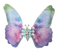 Decorazione per bocchetta dell'aria dell'auto con farfalla perla, per cruscotto con design elegante, per migliorare l'estetica degli interni dell'auto e il fascino (D)