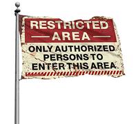 Decorazione per camera universitaria per ragazzi area riservata solo persone autorizzate a entrare in questa zona bandiera decorazione per camera da letto per ragazze bandiere dormitorio per ragazzi