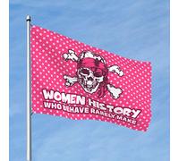 Decorazione per camera universitaria per ragazzi e donne storia pirata ragazza teschio ossa incrociate bandiera rosa decorazione per camera da letto per ragazze bandiere dormitorio per ragazzi (120 x