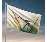 Decorazione per camera universitaria per ragazzi, libellula appollaiata sull'erba, poster per dormitorio universitario per ragazzi, accessori per piscina (30 x 45 cm)