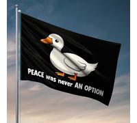 Decorazione per camera universitaria per ragazzi Peaceland: The Duck's Quest For Harmony bandiere per uomo grotta ufficio decorazione per uomo (30 x 45 cm)