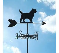 Decorazione per Cane Terrier in Metallo per Montaggio sul Tetto Banderuola Indicatore di Direzione Kit per Scena Fienile Picchetto da Giardino Forniture per La Casa E Il Giardino Segugio