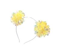 Decorazione per capelli con paillettes, per feste di nozze, fascia regolabile ed elegante, per feste e occasioni speciali