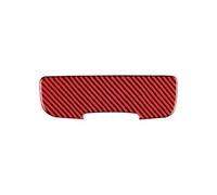 Decorazione Per Chevrolet Per Corvette Per C5 1998-2004 Auto Interni Fibra Carbonio Controllo Centrale Ricarica Pannello Rivestimento Della Copertura Adesivi(Rosso)