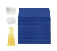 Decorazione per Cupcakes - 50 pezzi di ornamenti in carta - Decorazioni Cupcake a tema di laurea - per adolescenti ragazzi, famiglia compagni studenti universitari scuola casa S