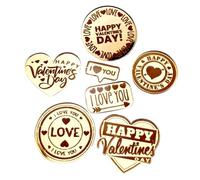 Decorazione per Cupcakes di San Valentino, decorazioni romantiche in acrilico, supporti a forma di cuore, per pasticceria, torte, matrimoni e festa della mamma