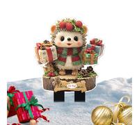 Decorazione per di Natale per giardino | Pannelli da giardino all'aperto | Forniture per feste in acrilico 2D per uso esterno con fioriere, vasi di fiori,