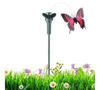 Decorazione per esterni con farfalle - Farfalla artificiale ad energia solare | fiori svolazzanti Souvenir turistici Giardino Patio Balcone Resistente alle intemperie Col