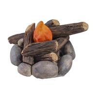Decorazione per falò - decorazione per focolare in resina, decorazione per il fuoco per esterni | giocattolo per la decorazione del fuoco per il giardino e la festa di Natale