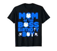 Decorazione per festa di compleanno con scritta "Mom Of The Boss" Maglietta