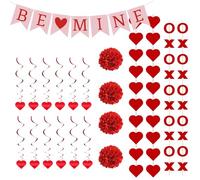 Decorazione per feste a tema amore, essenziale per coppie, accessori per San Valentino, accessori da appendere per banchetti, decorazioni, anniversari, celebrazioni