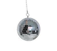 Decorazione per feste con specchio da discoteca, Palla a specchio da discoteca in vetro appesa rotante 15-25 cm(25cm)