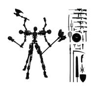 Decorazione Per Figure D'azione - Figurina Di Scheletro A Corpo Intero Articolato, Giocattolo A Corpo Intero Snodabile Magnetico, Modello Di Ornamento Da Scrivania | Figura Da Collezione, Per La Libre