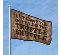 Decorazione per garage da uomo, con scritta "But First You Gotta Do The Truffle Shuffle", 1 fantastico poster bandierine per camera da ragazzi (60 x 90 cm)