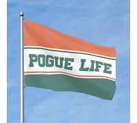 Decorazione per garage da uomo, motivo: Pogue Life Outer Banks Flag Funny Garden Flags Decor for Man Caverna (60 x 90 cm)