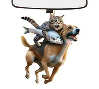 Decorazione per gatti in acrilico - realistico animale domestico, ciondolo piatto, ornamenti per gatti, design durevole e leggero con grafica vivida | per borsa, passante per chiavi, decorazione della