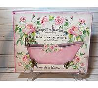 Decorazione per il bagno vintage shabby chic vintage francese cottage decorazione retrò regalo per la casa famiglia cortile giardino celebrazione fattoria vintage bar pub novità divertente metallo