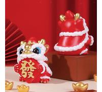 Decorazione per il Capodanno cinese, ornamento del leone sveglia per