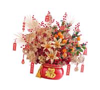 Decorazione per il capodanno cinese, pianta artificiale in vaso per le