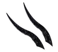 Decorazione per il tetto del veicolo, decorazione per tetto, effetto corno di drago, per veicoli - 2 pezzi decorativi per auto tuning