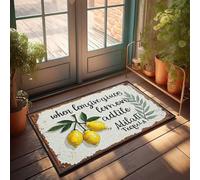 Decorazione per ingresso anteriore, limoni freschi e tequila: una miscela rinfrescante di stuoia della natura per la tua stanza accessori da uomo (40 x 60 cm)