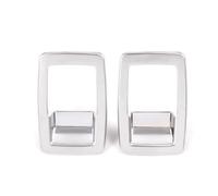 Decorazione per Interni Auto Adesivo per la copertura del telaio del pulsante di regolazione del sedile della seconda per BMW X3 G01 2018-2023(Silver)