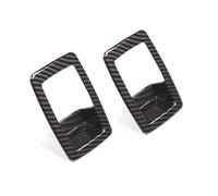 Decorazione per Interni Auto Adesivo per la copertura del telaio del pulsante di regolazione del sedile della seconda per BMW X3 G01 2018-2023(Carbon fiber Style)